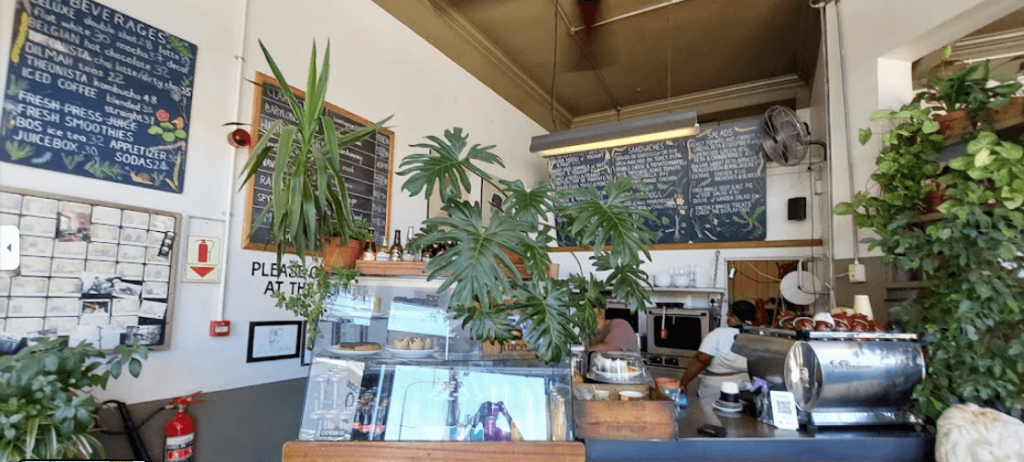 Spacious venue with many plants decorating the walls and counter, blackboard menus give this place a quaint charm, another great breakfast Cape Town has to offer