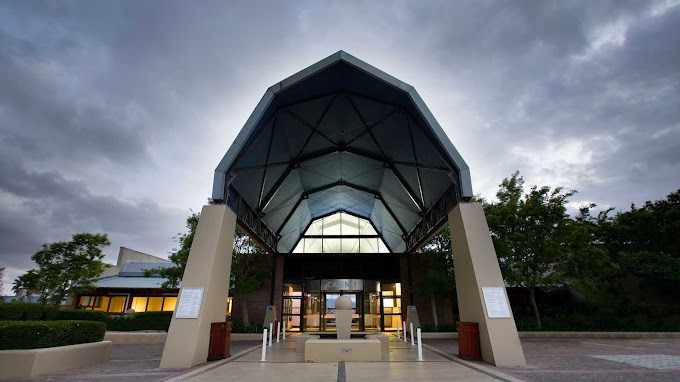 The entrance to the Caledon, a casino in Western Cape.