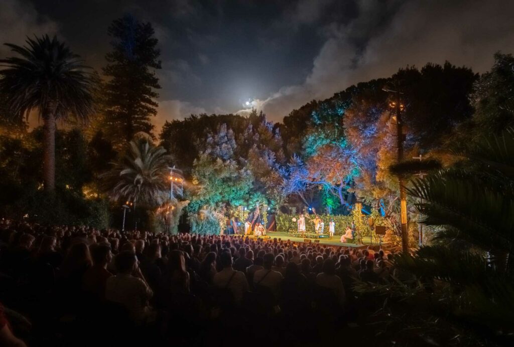 A dazzling performance at this open air theatre in Cape Town